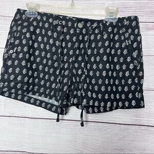 Gap Womens Printed Draw String Chino Style Shorts with Pocket Sz 6